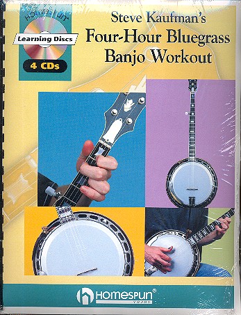 Four-Hour Bluegrass Banjo Workout (+ 4 CDs)
