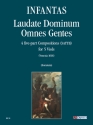 Laudate dominum omnes gentes 4 five-part compositions for 5 violas da gamba, score+parts