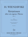 Variationen ber ein eigenes Thema op.15 fr Violine und Klavier