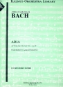 Aria from the overture D major no.3 for orchestra, conductor's score