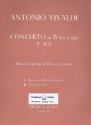 Concerto in B flat Major P401 for bassoon, strings and bc score and parts