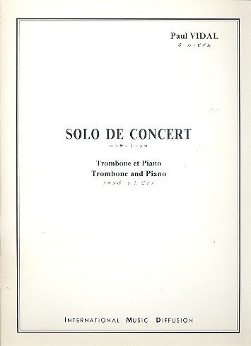 Solo de concert pour trombone et piano