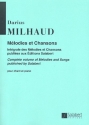 Mlodies et chansons pour chant et piano