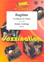 Ragtime  for 1 or 2 trombones and piano score and parts