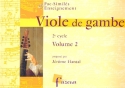 Viole de gambe 2e cycle vol.2 pour 1-2 instruments