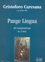 Pange lingua 20 compositions for 2 viols, score