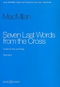 Seven Last Words from the Cross fr gemischter Chor (SATB) und Streichorchester Klavierauszug