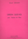 Green-Sleeves pour 4 fltes partition et parties