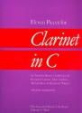11 pieces for clarinet in c with piano