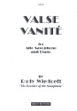 Valse Vanit for alto saxophone and piano