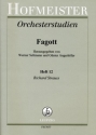 Orchesterstudien fr Fagott Band 12