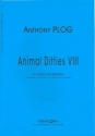 Animal Ditties 8 for guitar and narrator 2 scores