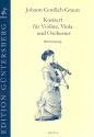 Konzert fr Violine, Viola und Orchester fr Violine, Viola und Klavier