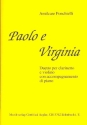 Paolo e Virginia fr Klarinette, Violine und Klavier Partitur und Stimmen