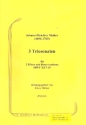 3 Triosonaten MWV X/17-19 fr 2 Flten und Bc Partitur