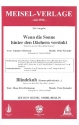 Wenn die Sonne hinter den Dchern versinkt  und  Blindekuh (Komm spiel mit mir...) fr Salonorchester Piano-Direktion und Stimmen