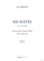 6 suites pour violoncelle vol.1 (nos.1-3) pour violon