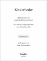 Kinderlieder fr Sopranblockflte und Klavier (Sopran 2 und Alt ad lib) Sopranblockflte 1