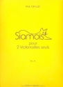 Siamois pour 2 violoncelles partition