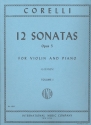 12 Sonatas op.5 vol.1 (nos.1-6) for violin and piano