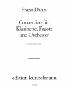 Concertino B-Dur op.47 fr Klarinette, Fagott und Orchester Harmonie