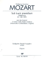 Sub tuum praesidium KV198 fr 2 Soprane, 2 Violinen, Viola und Bc Orgel