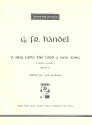 O sing unto the Lord a new Song fr Soli, gem Chor, Kammerorchester und Orgel,  Partitur (en)