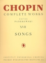 Complete Works vol.17 Songs for voice and piano