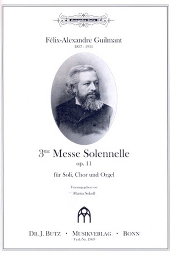 Messe Solennelle Nr.3 op.11 fr Soli, Chor und Orgel Partitur