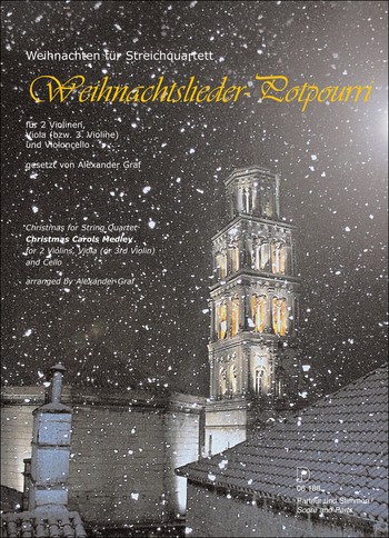 Weihnachts-Potpourri Medley fr Streichquartett (Violine 3 ad lib) Partitur und Stimmen