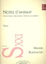 Notes d'Antany for piano