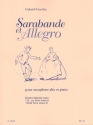 Sarabande et Allegro pour saxophone alto et piano