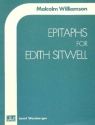 Epitaphs for Edith Sitwell for string orchestra study score