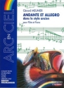 Andante und allegro dans le style ancien pour flte et piano