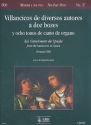 Villancicos de diversos autores a 2 bozes ocho tones de canto de organo