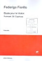 Etude pour le Violon Formant 36 Caprices Faksimile