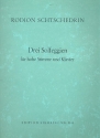 3 Solfeggien fr hohe Singstimme und Klavier