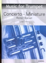 Concerto-miniature für Trompete und Klavier Partitur und Stimme