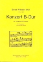 Konzert B-Dur  fr Viola und Orchester  fr Viola und Klavier