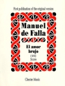 El amor brujo for ballet and voice score (sp)