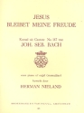 Jesus bleibet meine Freude fr Klavier (Orgel) Nieland, Herman, Arr.