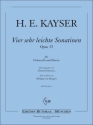 4 leichte Sonatinen op.35  fr Violoncello und Klavier