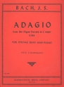 Adagio aus der Toccata BWV564 fr Kontraba und Klavier