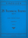 25 technical Studies op.14 vol.3 (nos.15-20 ) for string bass