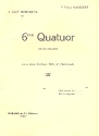 Quatuor fa majeur no.6 pour quatuor  cordes partition miniature