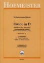 Rondo D-Dur KV412 Nr.2 fr Horn und Streicher, Blser ad lib Stimmen (Streicher 1-1-1-1)