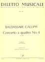 Concerto a quattro no.4 c-Moll fr Streichorchester und Bc Stimmen (4-3-2-2-1)