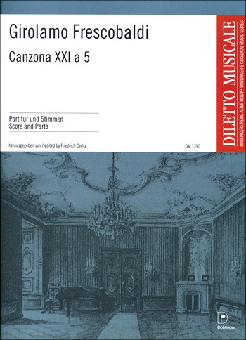 Canzona XXI a 5 fr 5 Instrumente und Bc Partitur und Stimmen