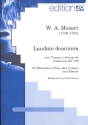 Laudate Dominum KV339 fr fr Mandoline (Flte, Violine) und Klavier