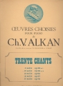 30 chants vol.2 6 chants op.38 vol.2 pour piano